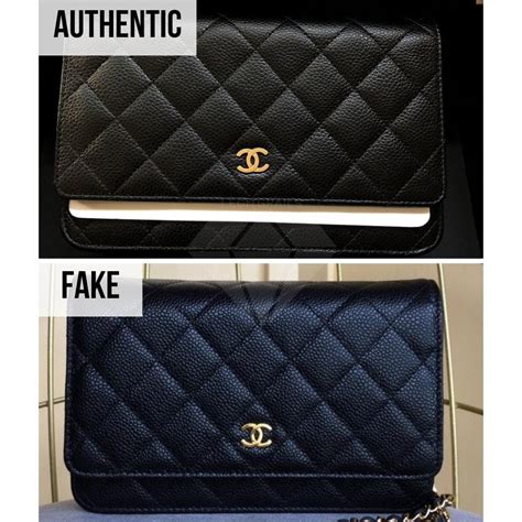 chanel billfold fake vs real|authentic chanel counterfeit.